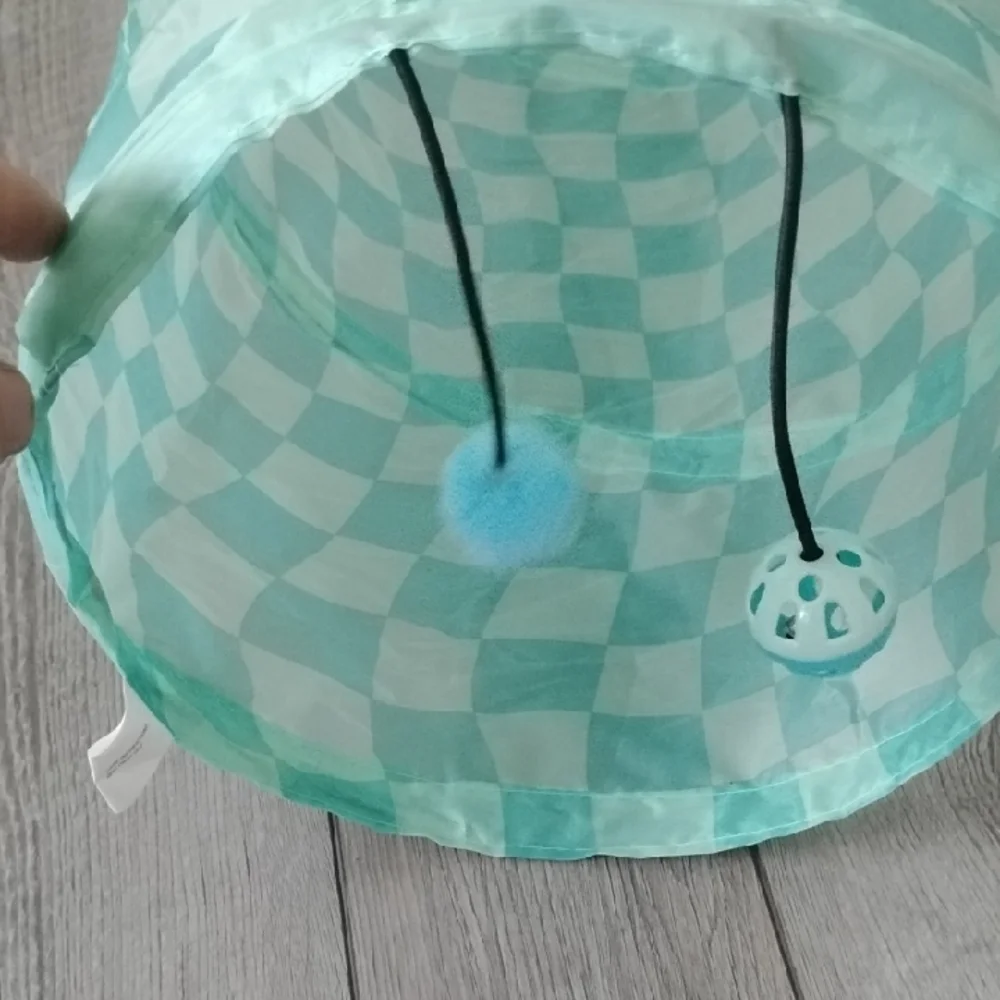Checkered Cat Play Tunnel